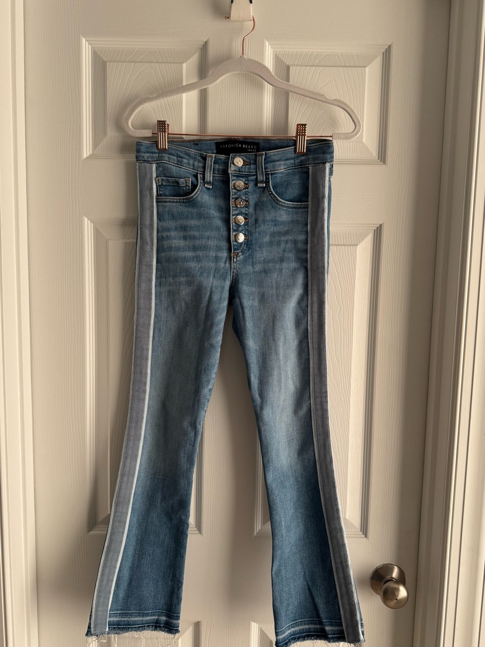 Veronica Beard Carolyn High-Rise Baby Bootcut Jeans Size 26